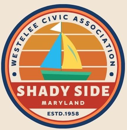 westelee community logo with text and a boat